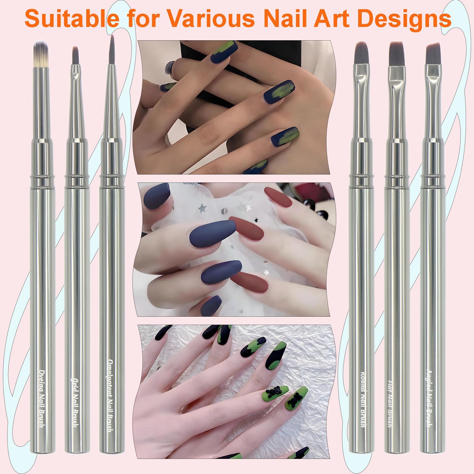 MYR-brosse-ongles-anglee: brosse angulee pour lignes nettes et effets personnalisés