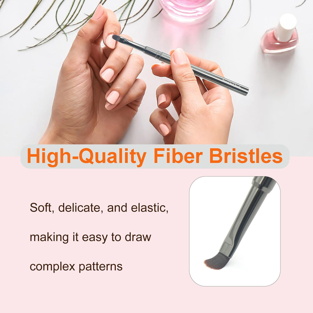 MYR-brosse-ongles-ronde: pinceau rond idéal pour contours et détails fins