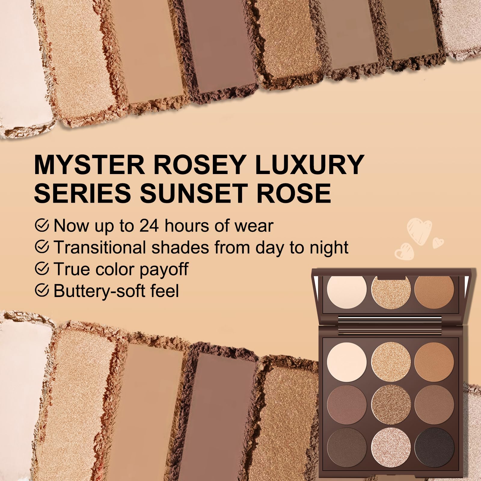 Ombre neutre crème matte MYSTER ROSEY pour retouches quotidiennes
