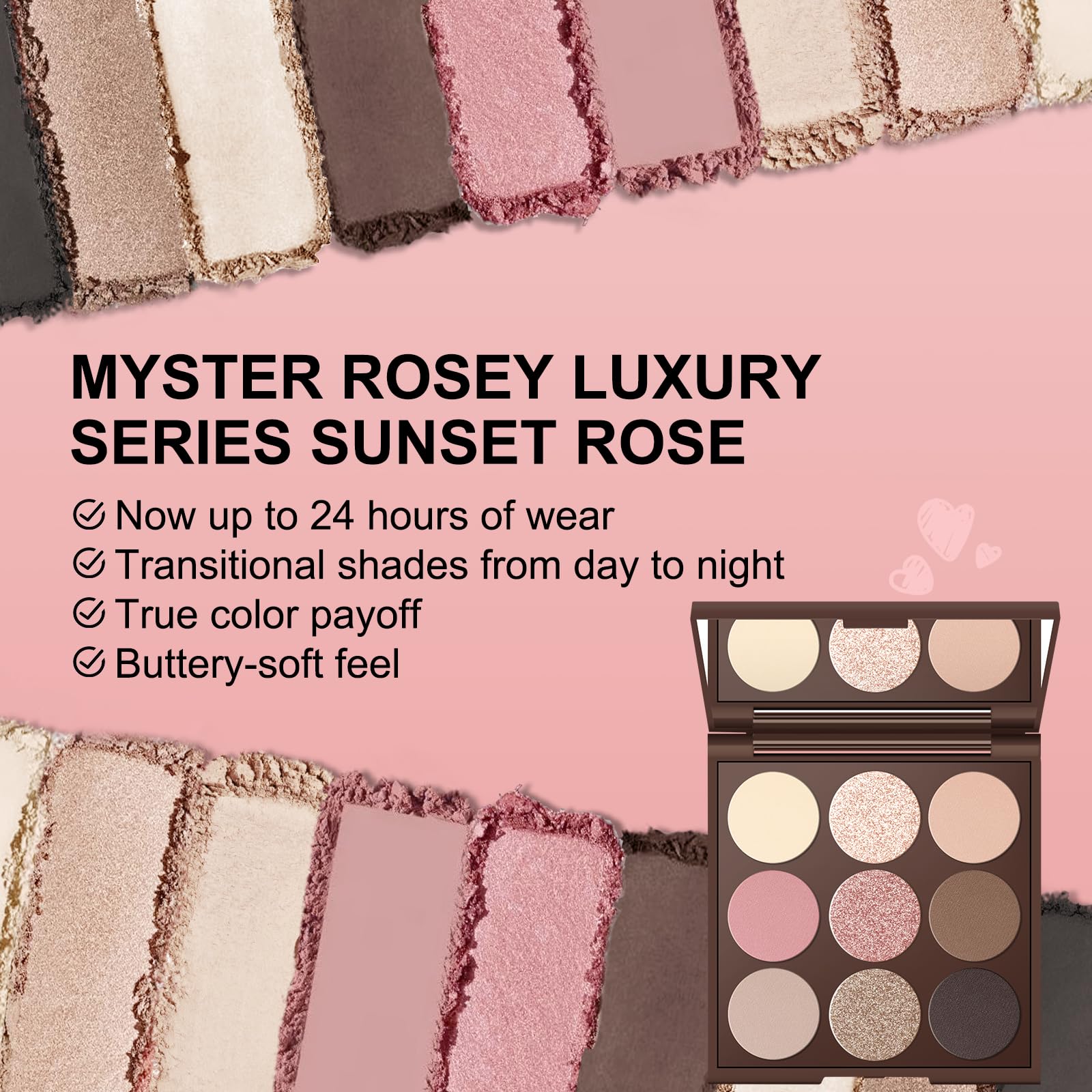 MYSTER ROSEY texture veloutée application douce et sans chute