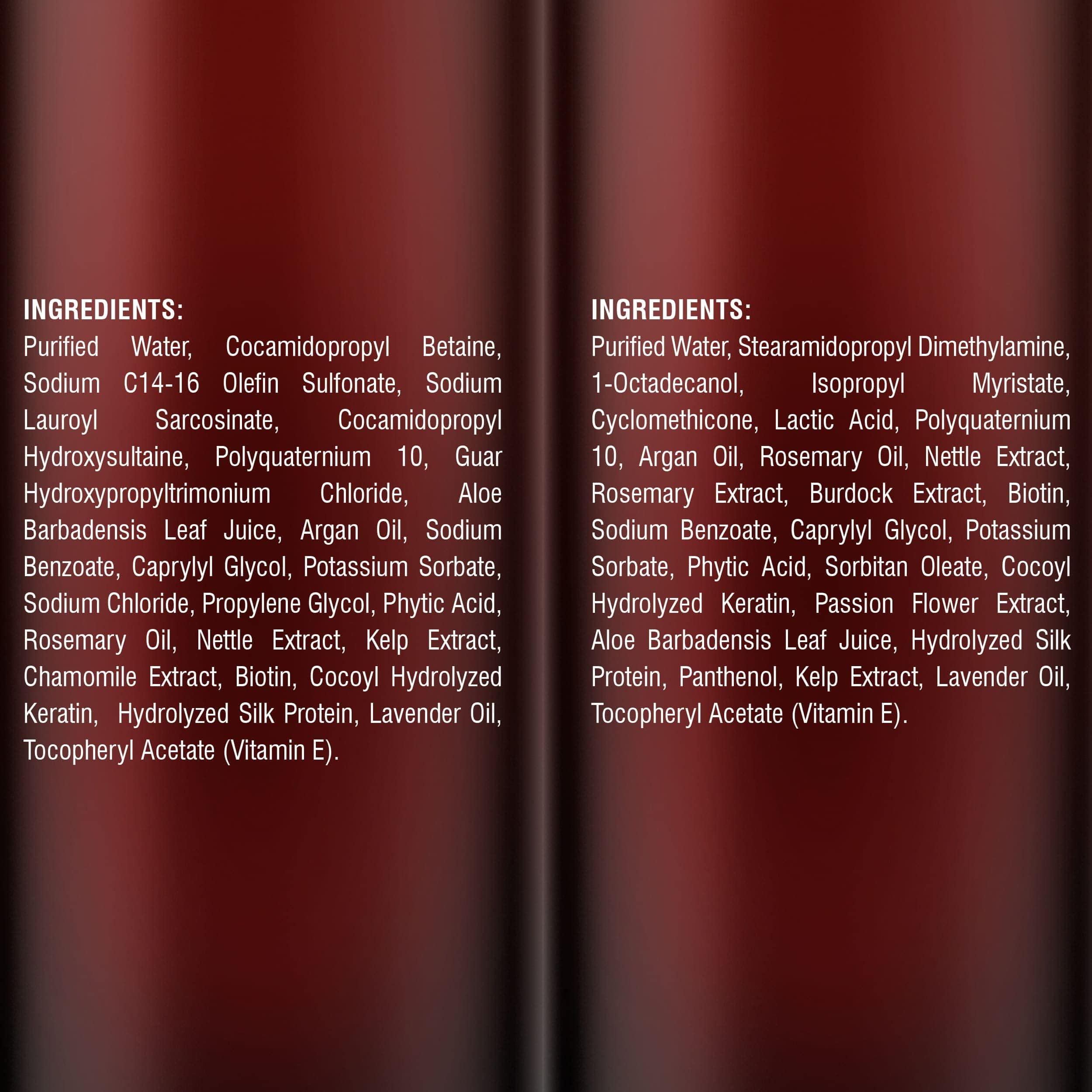 Mystère Beauté Cheveux brillants et lisses après application