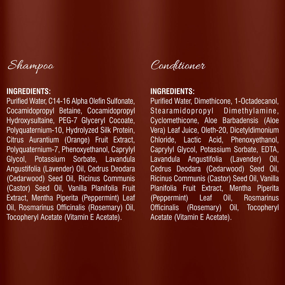 Mystère Beauté Cheveux doux et brillants – flacon, coiffage facilité et apparence saine.