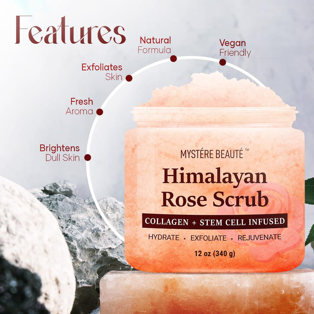 Application mains et pieds avec le gommage Mystère Beauté au sel Himalaya