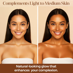 Ingrédients Mystère Beauté Niacinamide et vitamine E pour teint uniforme.
