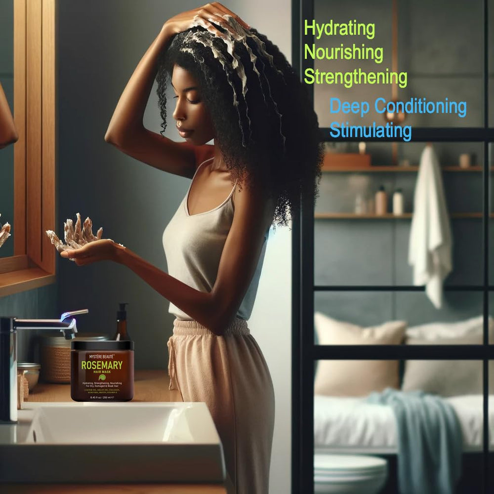 Formule romarin pour cheveux secs et abîmés, résultats en douceur