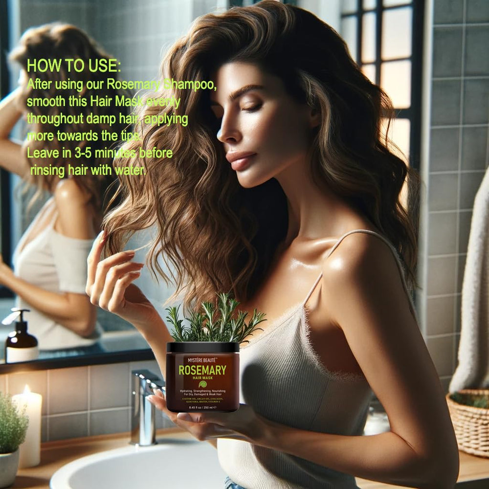 Traitement profond Mystère Beauté, nourrit et répare les cheveux bouclés et secs