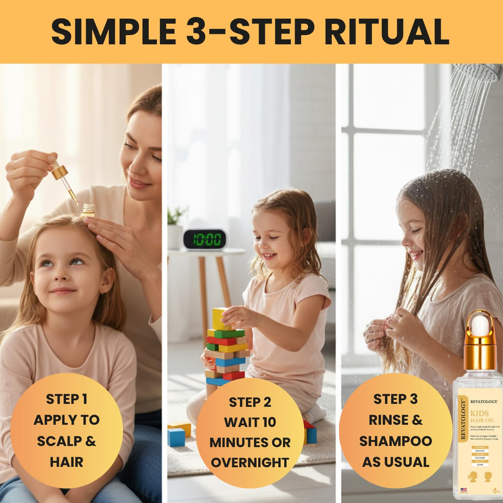 Démêlage doux REVATOLOGY cheveux enfant