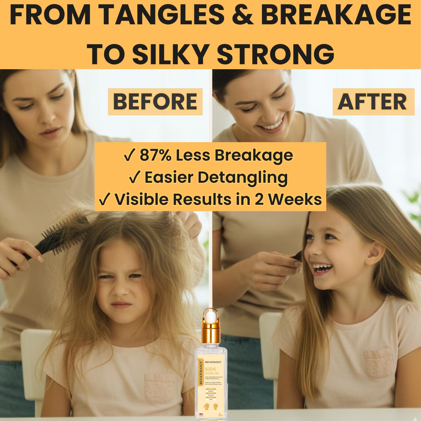 REVATOLOGY huile chaude pour soin capillaire texture légère nourrissante