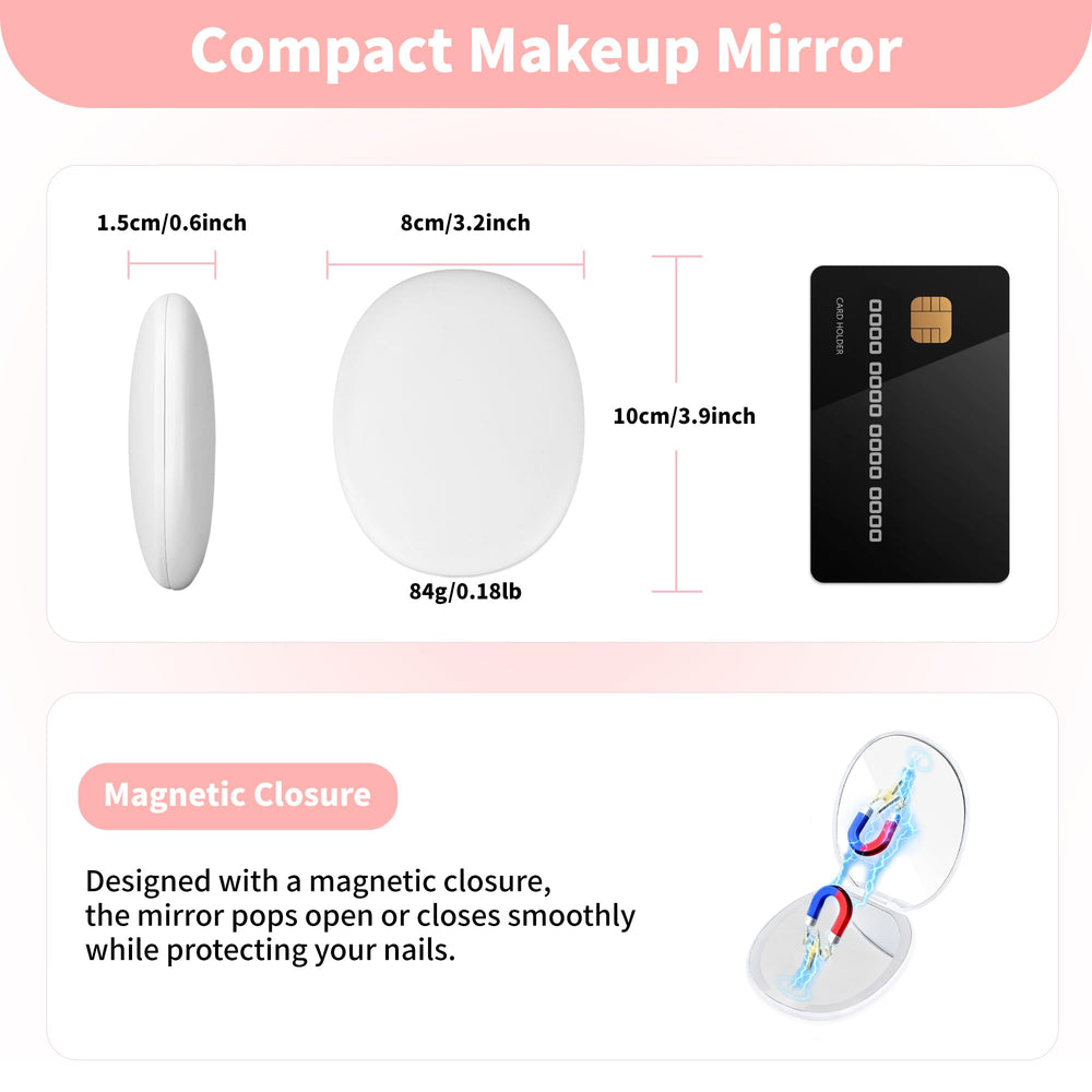 Mytend miroir de poche, parfait pour le sac ou la pochette.