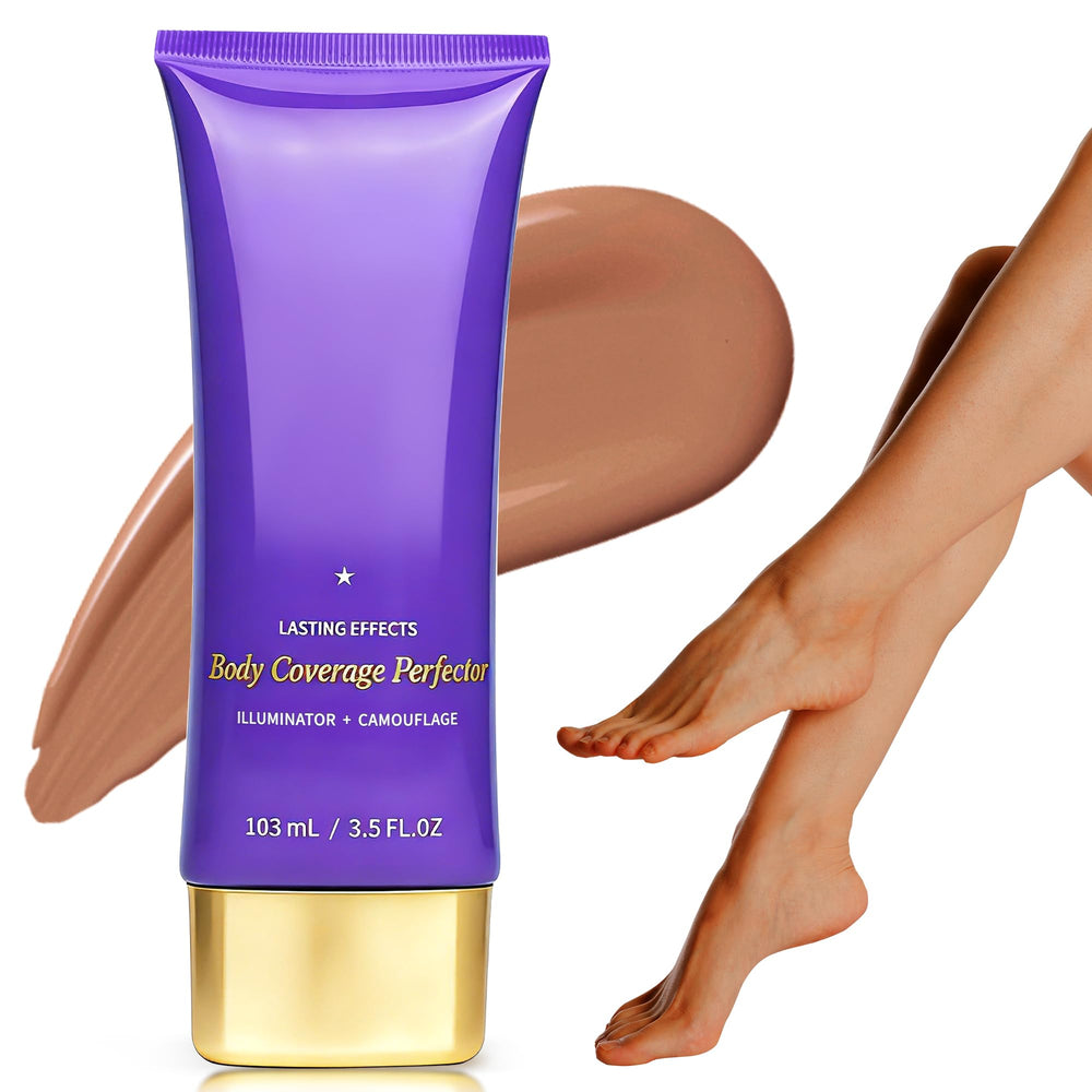 MyTend Tattoo Cover Up Makeup bottle demonstrates long-lasting full-coverage for the body