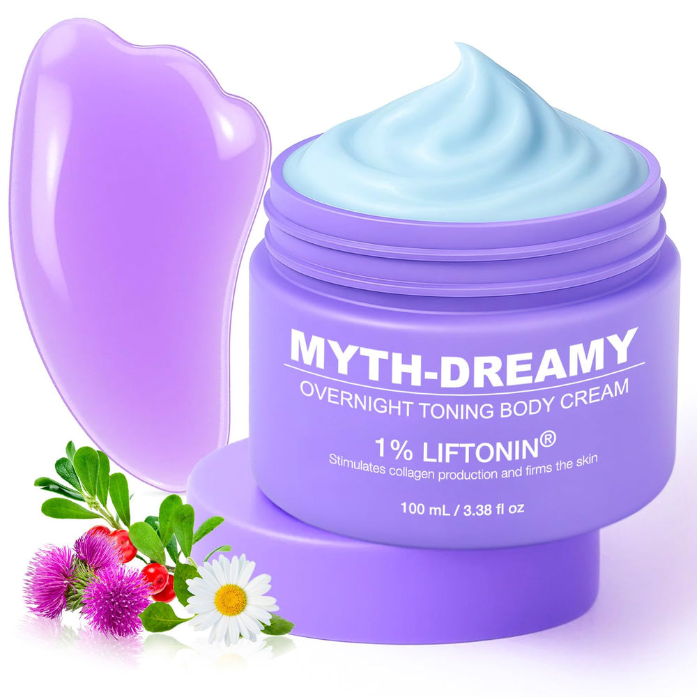 MYTHOSFLOW crème nocturne tonifiante en flacon pratique pour raffermir la peau pendant la nuit.