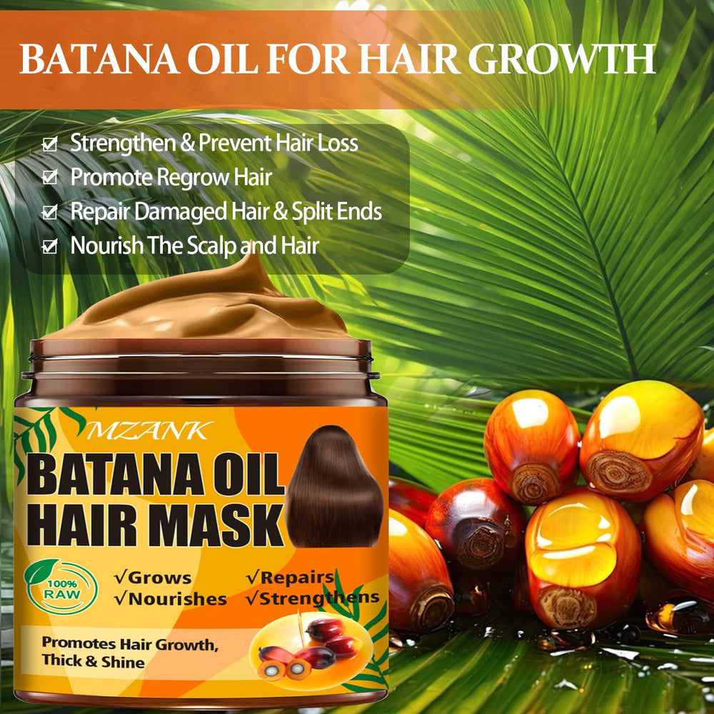 MZANK Batana Huile nourrissant-profond : hydrate en profondeur et rend les cheveux plus doux.