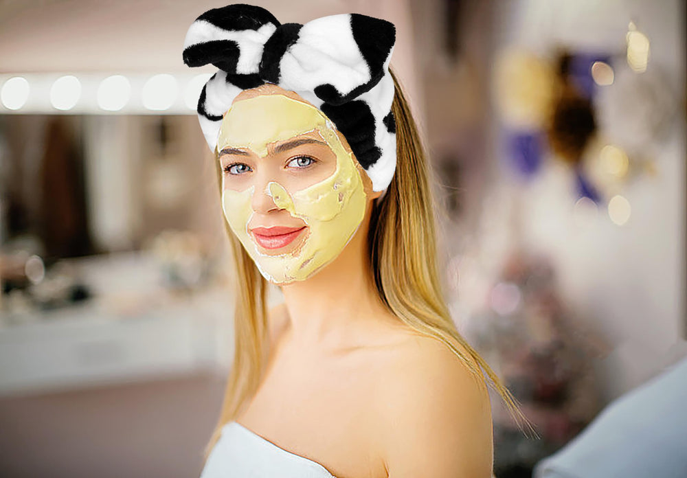 Nabegum bandeau cornes vache, accessoire mignon pour costume ou routine.