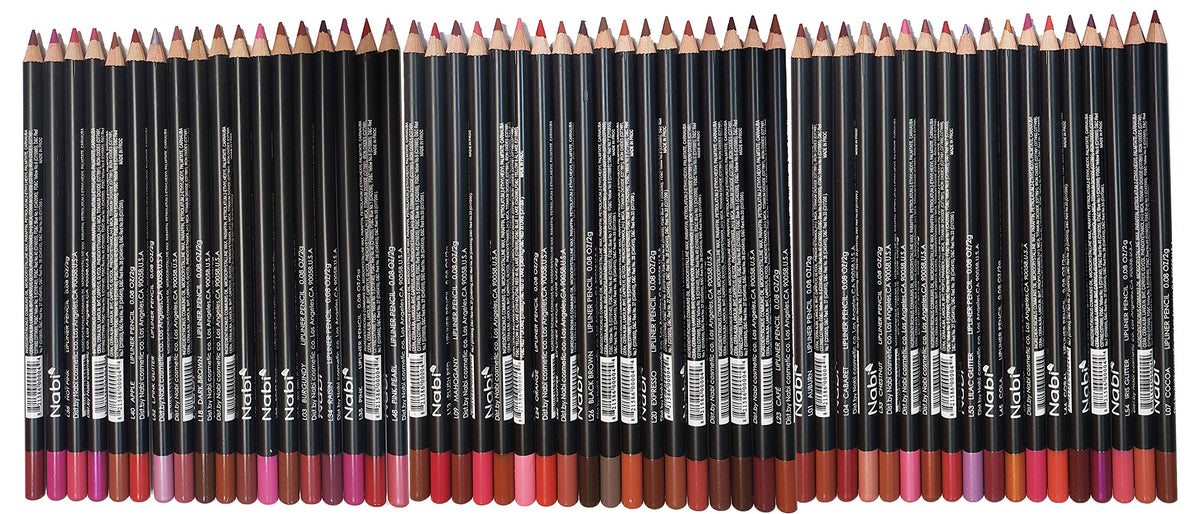 Nabi ensemble 54 crayons contour lèvres – définition précise et tenue longue durée