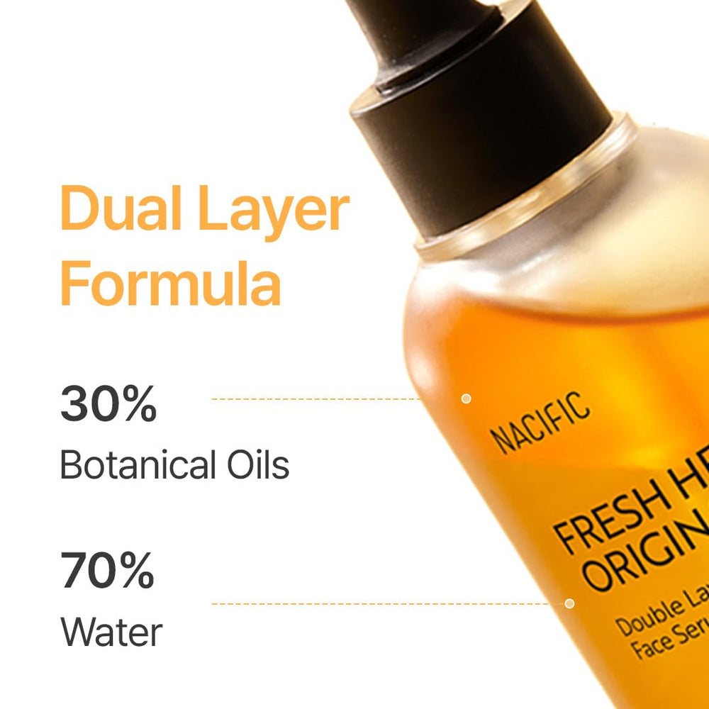 Sérum NACIFIC Fresh Herb Origin – application sur le visage, rituel quotidien