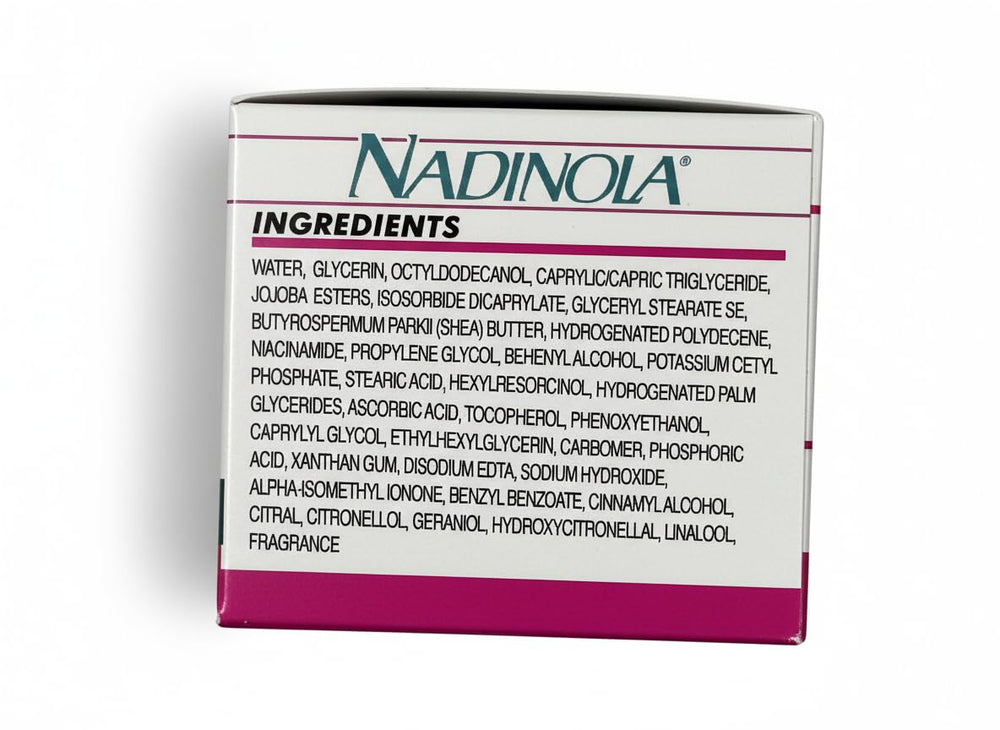 Routine soin quotidien: Nadinola s’intègre à votre rituel peau.