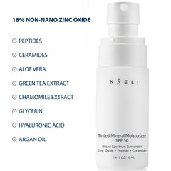 NAELI acide hyaluronique et céramides offrent hydratation légère.