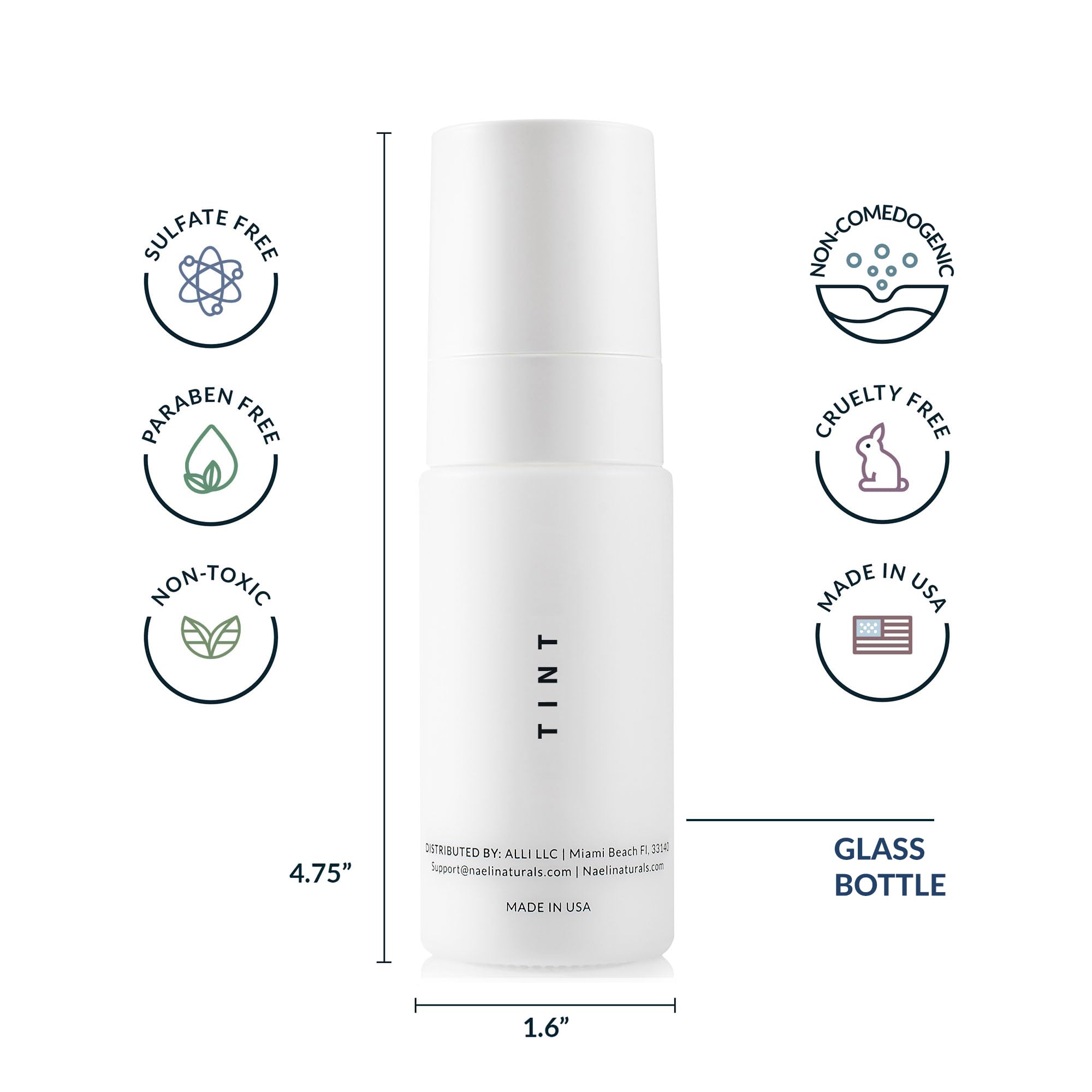 NAELI texture légère s'étale facilement pour un effet naturel.