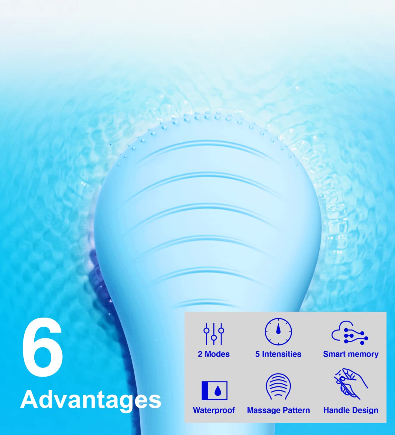 Surface ondulée inverse NågaCoola favorisant massage et absorption des soins.