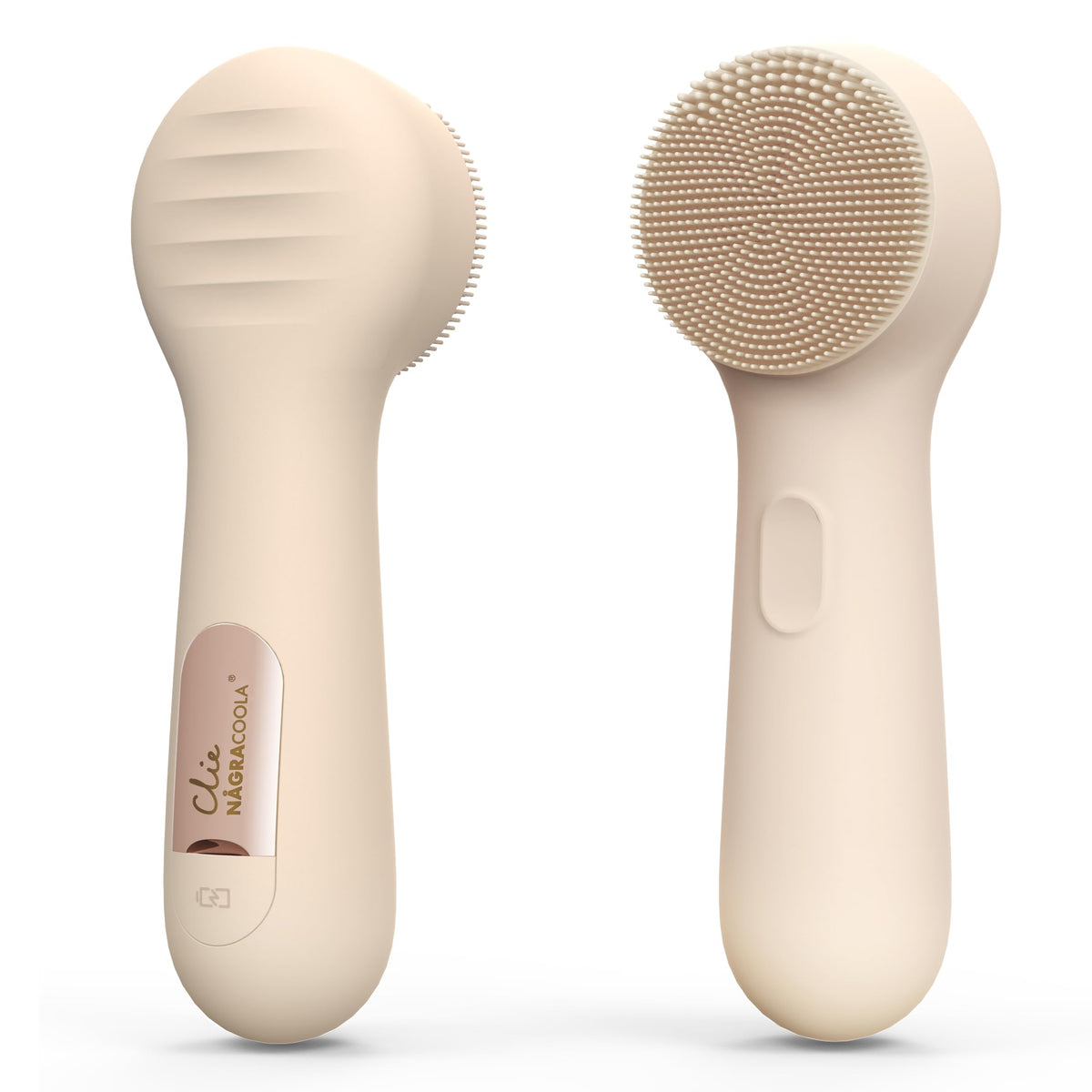NågaCoola CLIE 2.0 : brosse-visage silicone douce et efficace.