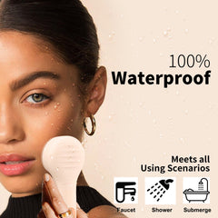 Texture silicone veloutée pour exfolier en douceur.