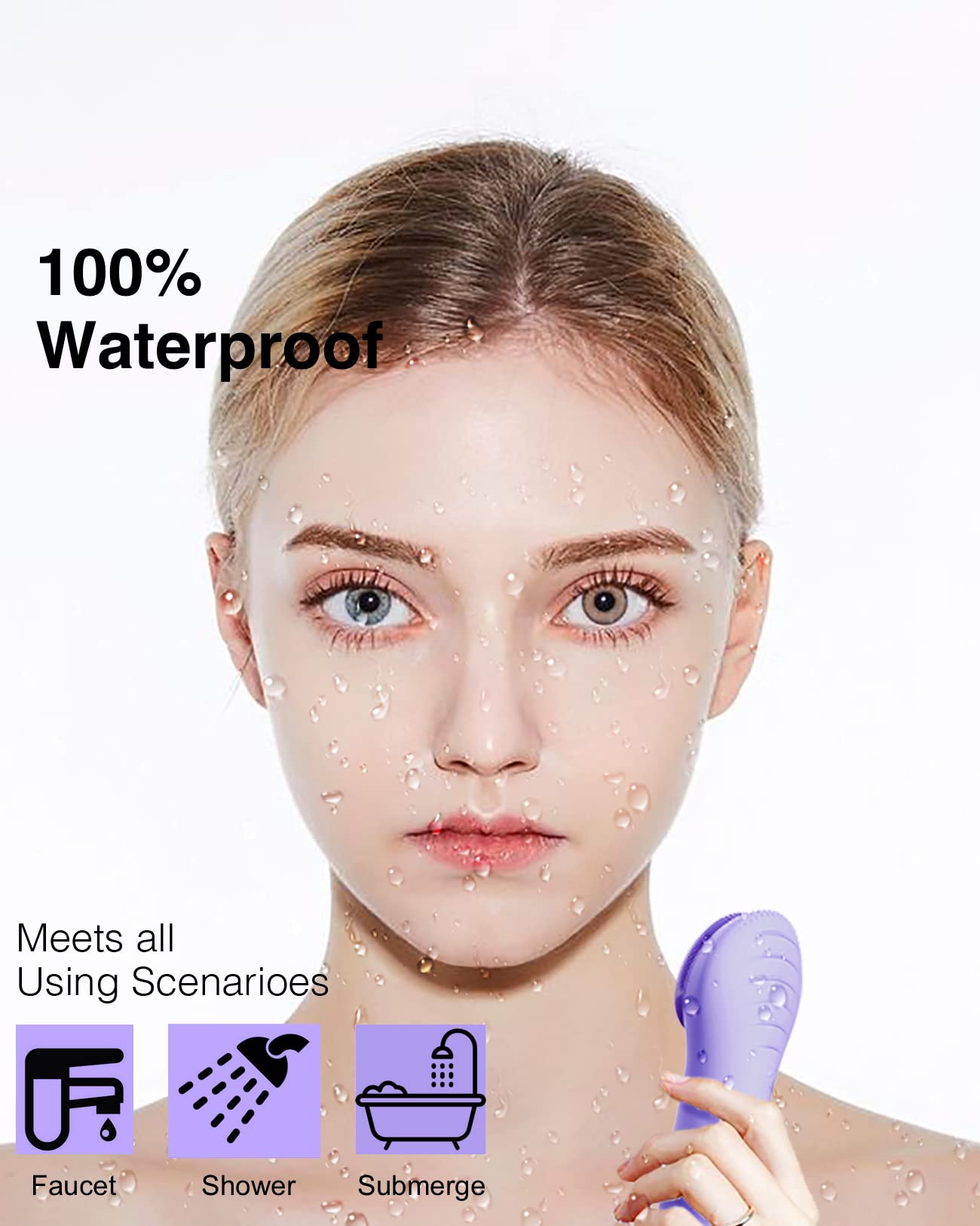 NågraCoola CLIE, brosse en silicone ultra-doux pour un nettoyage délicat