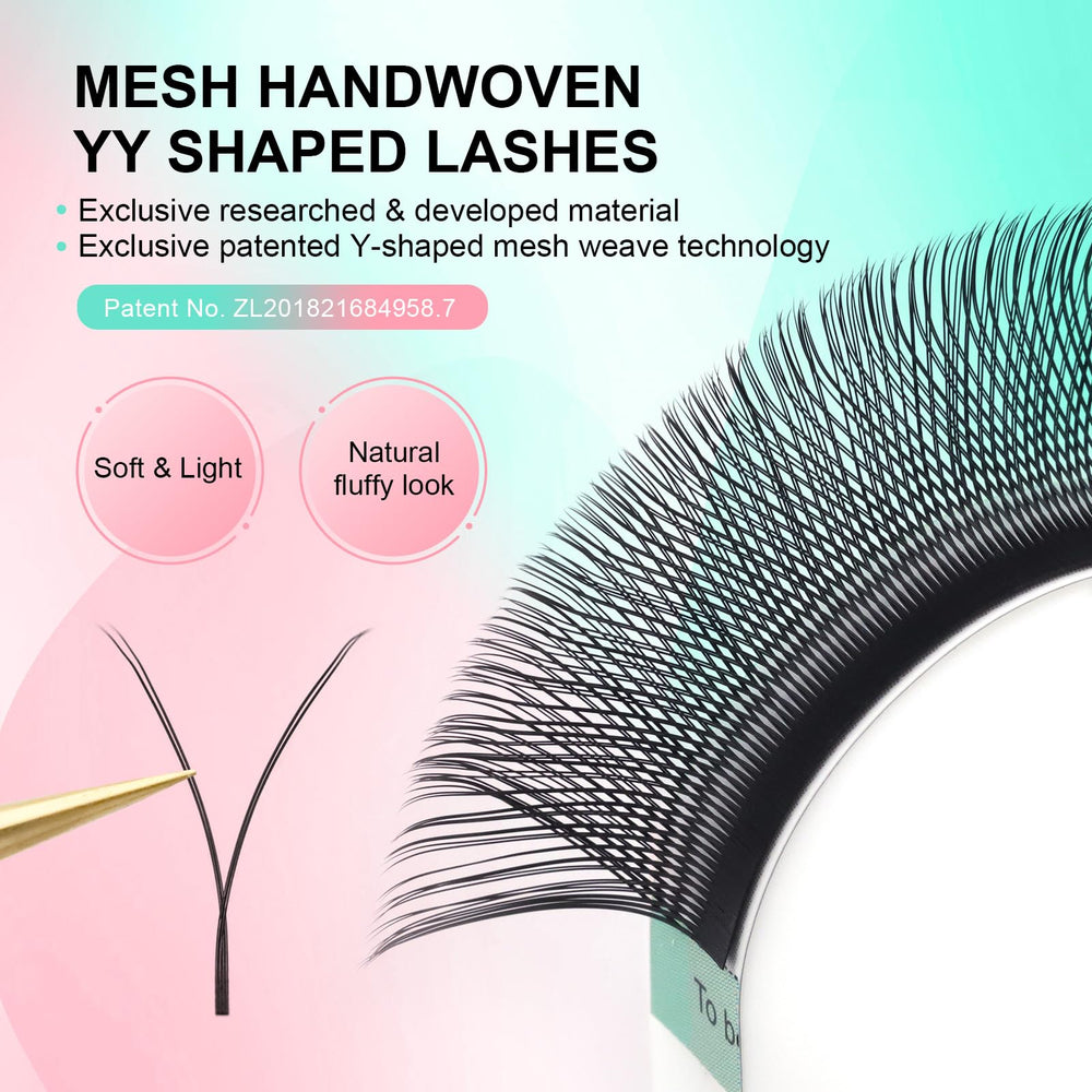 NAGARAKU YY LASH: forme Y pour un déploiement naturel et facile.