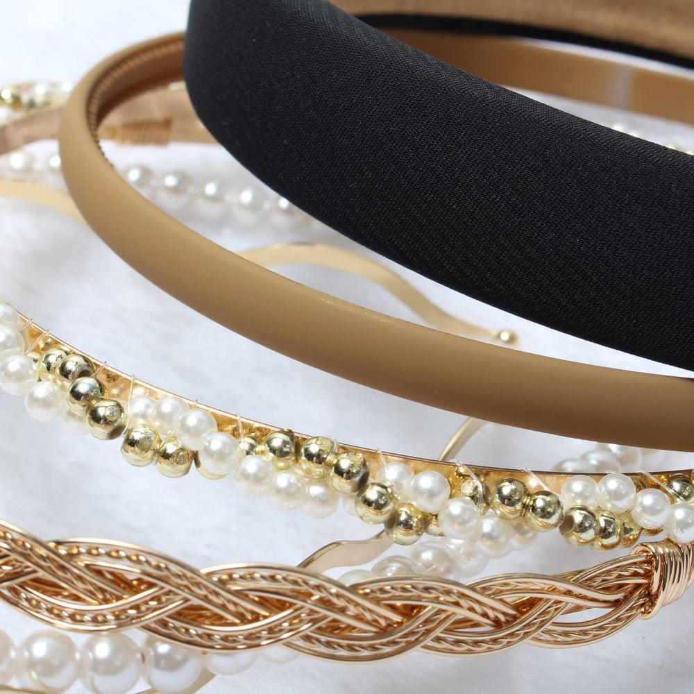 naibirdr bandeau perles matelassé pour cheveux ajoute glamour discret