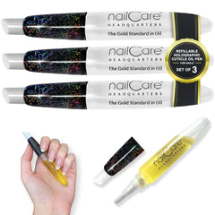 Nail Care Headquarters – stylo holo brosse cuticule pour une application propre.