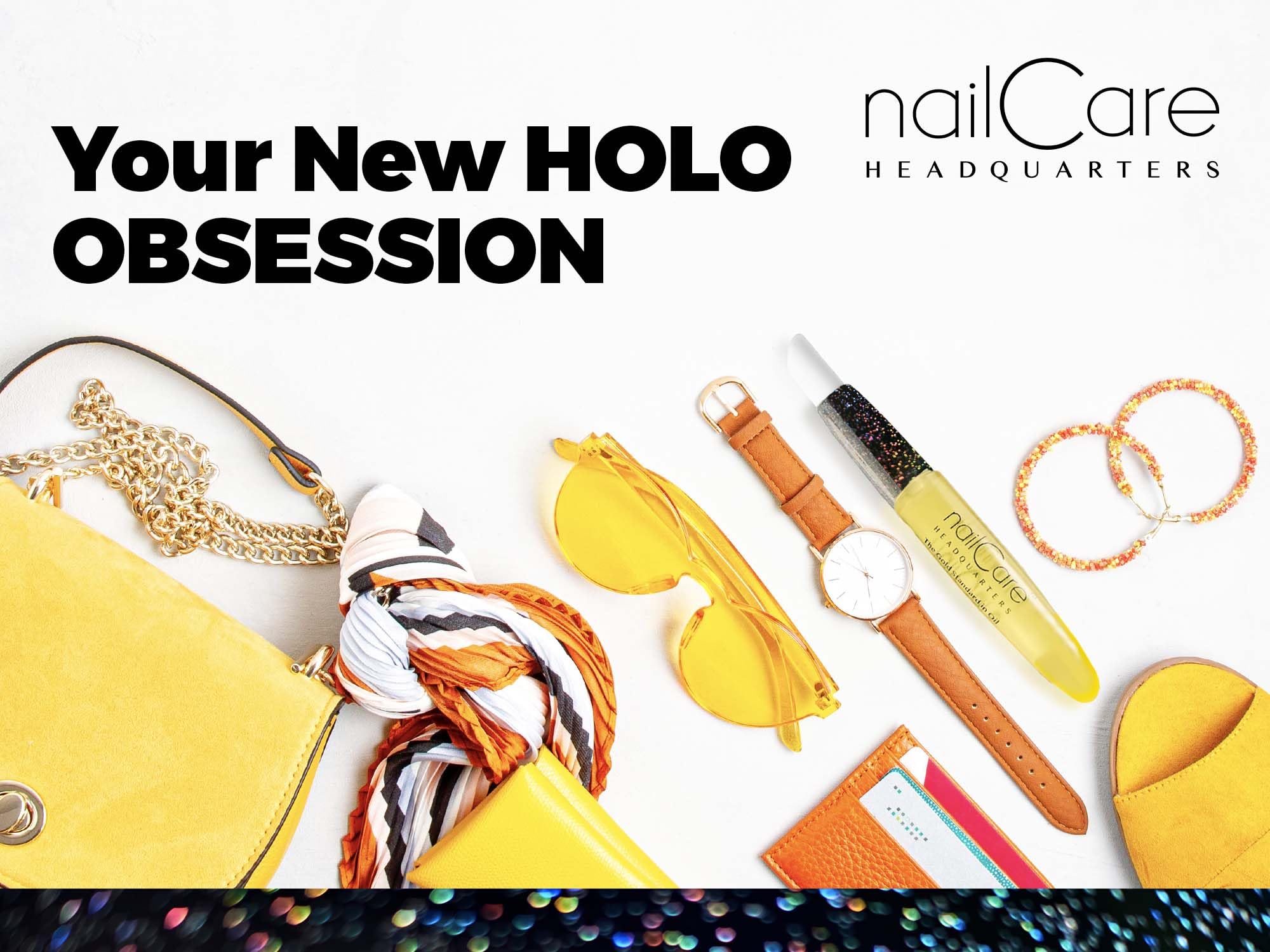 Nail Care Headquarters – stylo holo capuchon vissé assure une fermeture fiable.