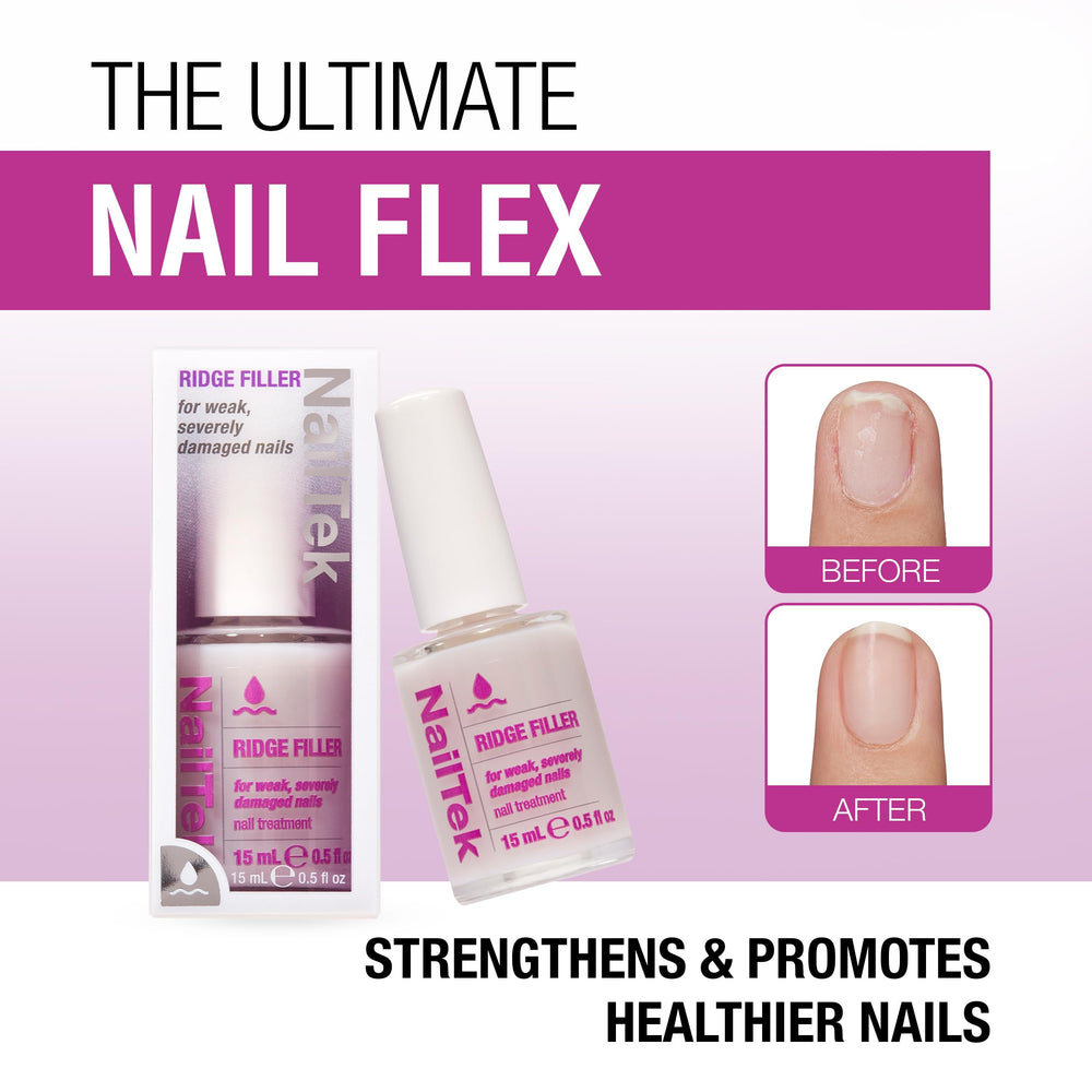 Nail Tek Application Base Ongles – application facile et finition lisse.