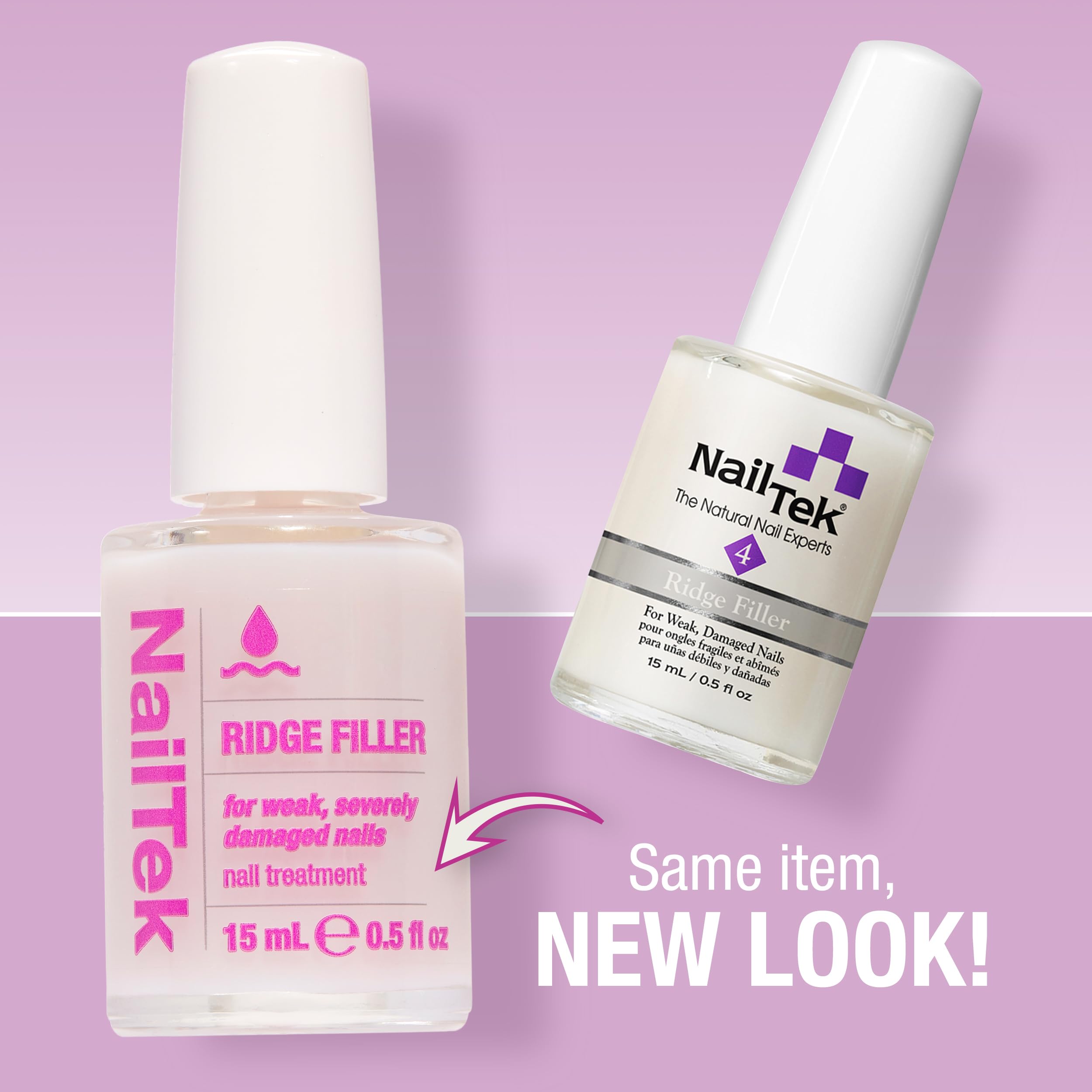 Nail Tek Base Coat Ongles – base durable pour couleur homogène.