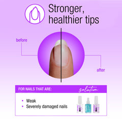 Nail Tek Formula 4 Xtra – démonstration d’application du vernis fortifiant sur les ongles