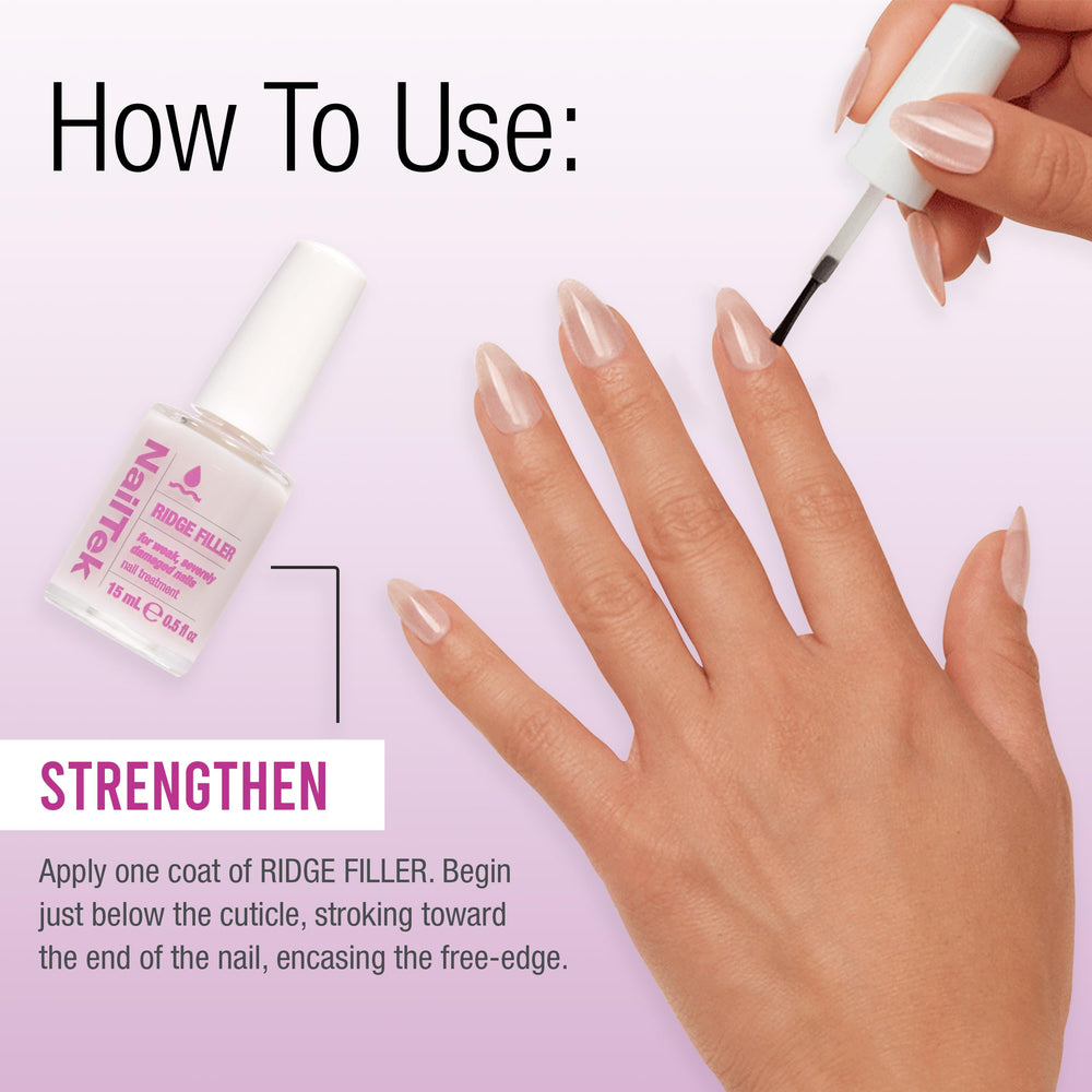 Nail Tek Hydratation Renforcement Ongles – ongles plus résistants et hydratés.