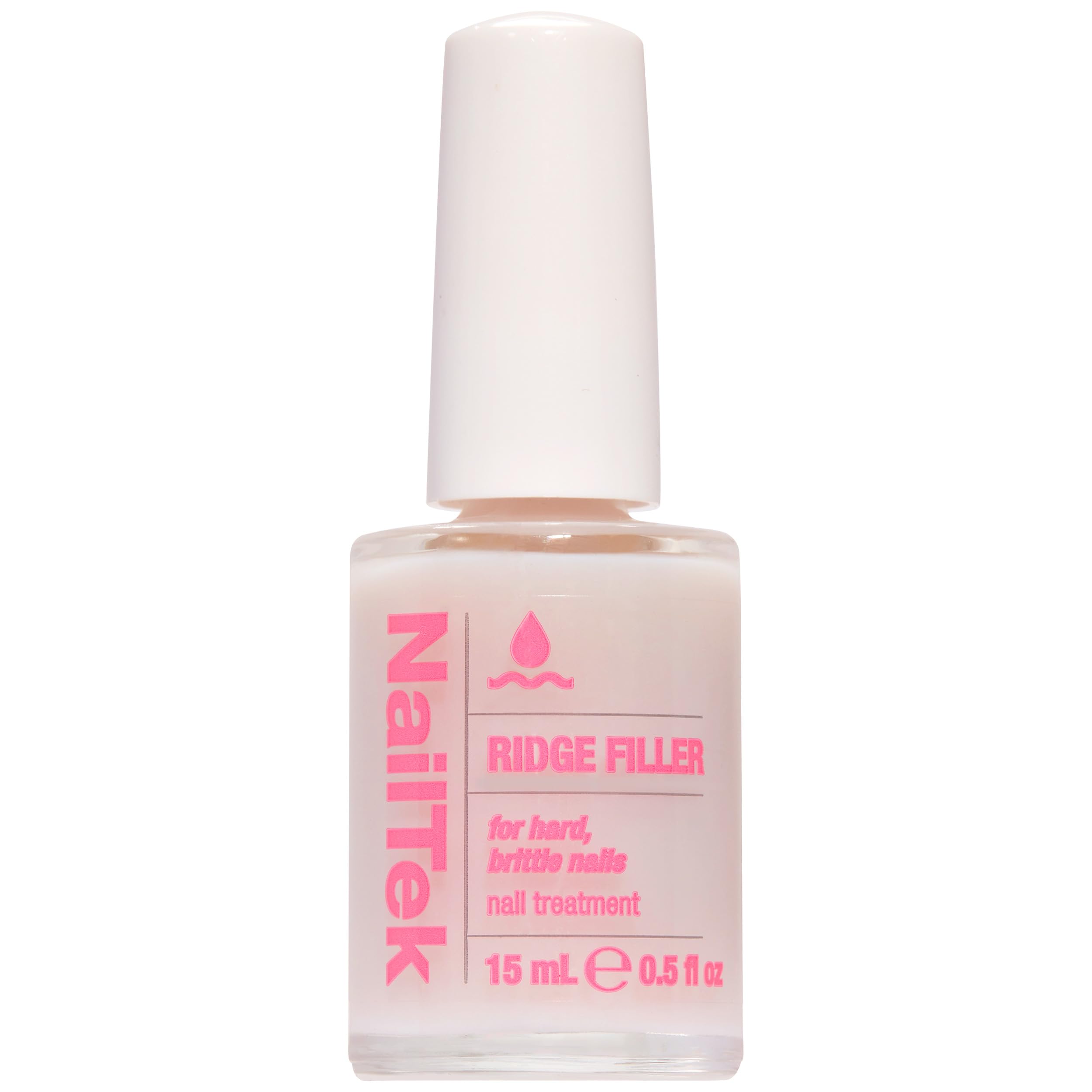 Nail Tek remplisseur de rugosités – flacon prêt à lisser l’ongle.