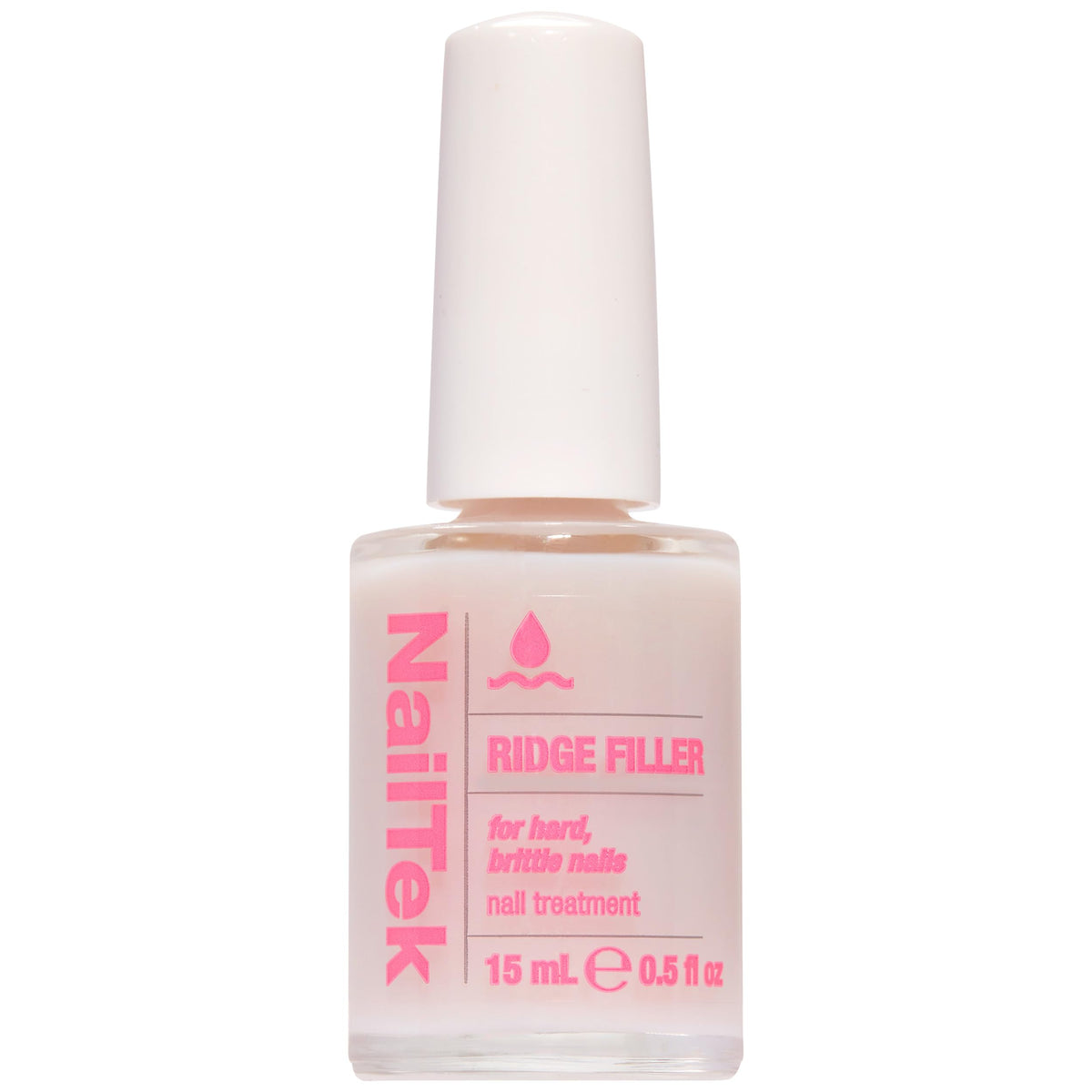Nail Tek remplisseur de rugosités – flacon prêt à lisser l’ongle.