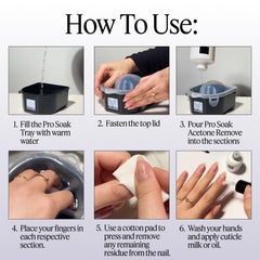 Nailboo démaquillage onglets coton – application précise pour retirer le vernis.