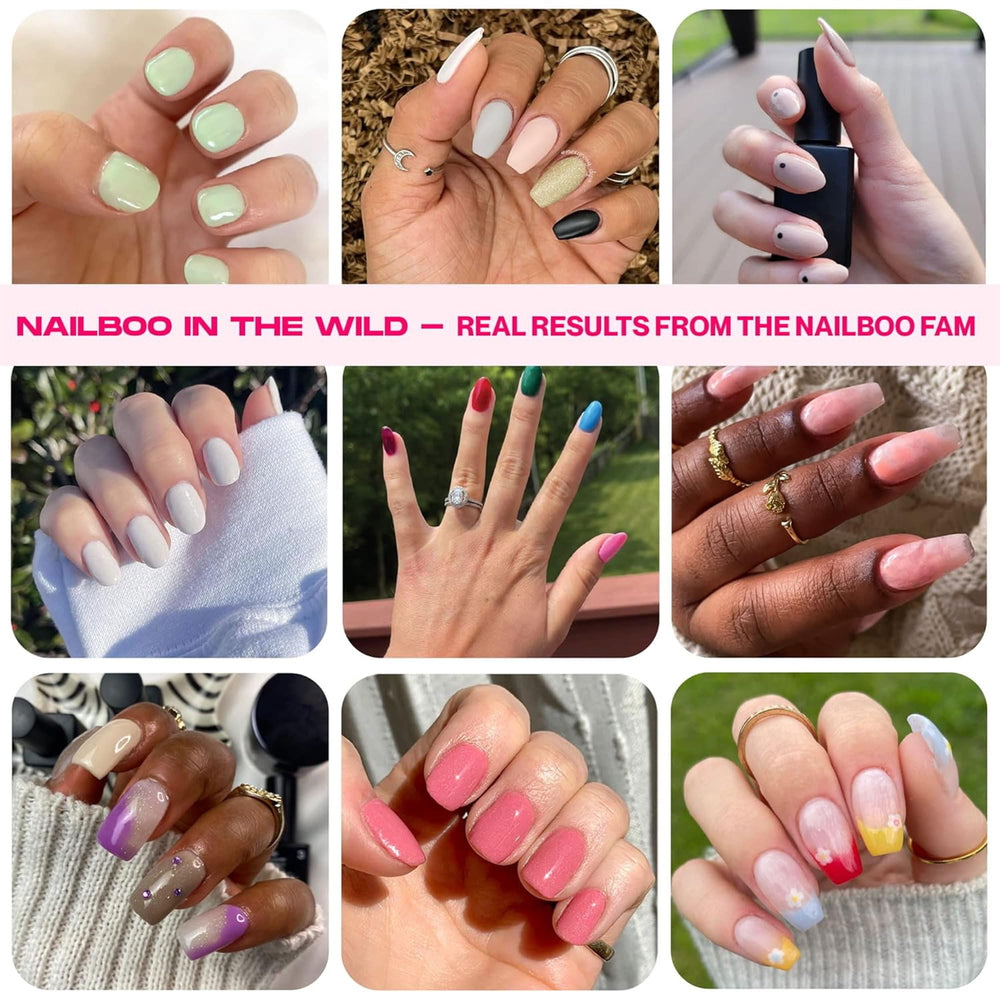 Nailboo Dip Powder Transparente: finition brillante et professionnelle à domicile