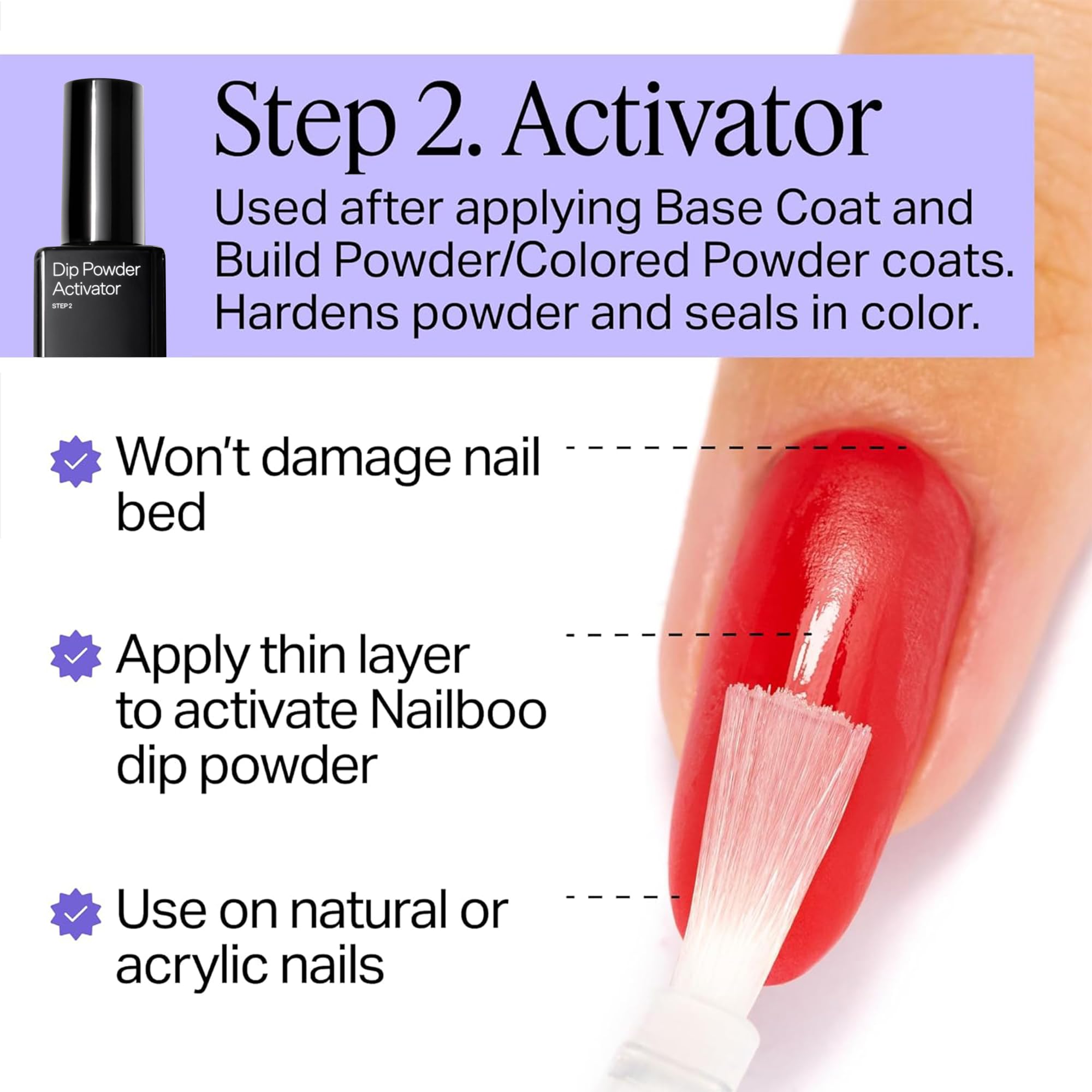 Nailboo-ensemble-dip : kit complet pour manucure maison pratique.