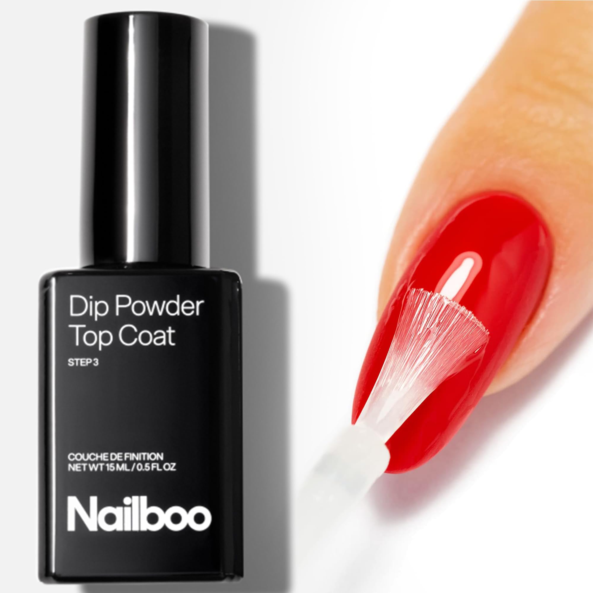 Nailboo Nouvelle formule haut de gamme : adhérence améliorée et résultat élégant.