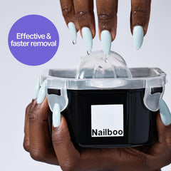 Nailboo pinces plastiques – fixation sûre lors du trempage.