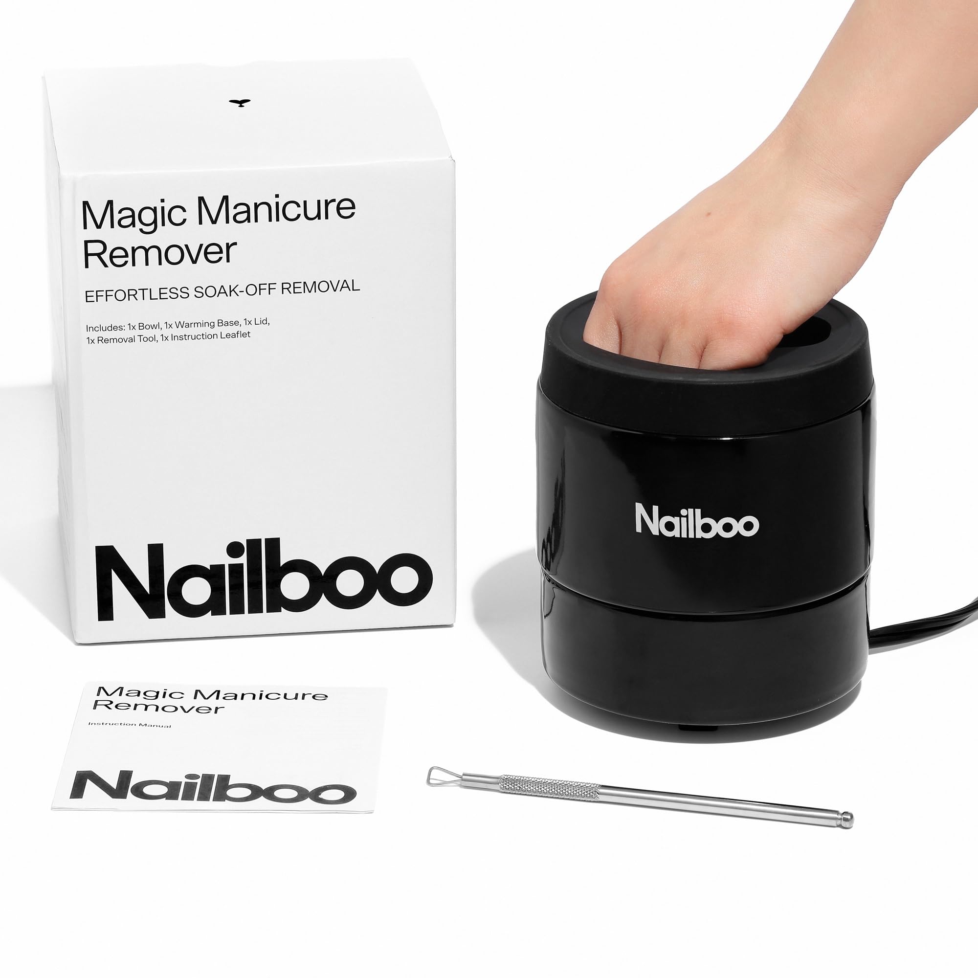 Nailboo plateau-chauffant-ceramique trempage homogène