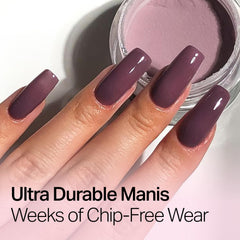 Texture ultra-fin Nailboo Cloudberry poudre dip, kit prêt à l application pour debutants et pros.