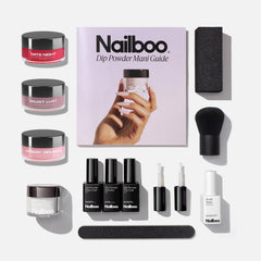 Nailboo Poudre Dip Velvet Lust, couleur vive sans UV pour ongles éclatants