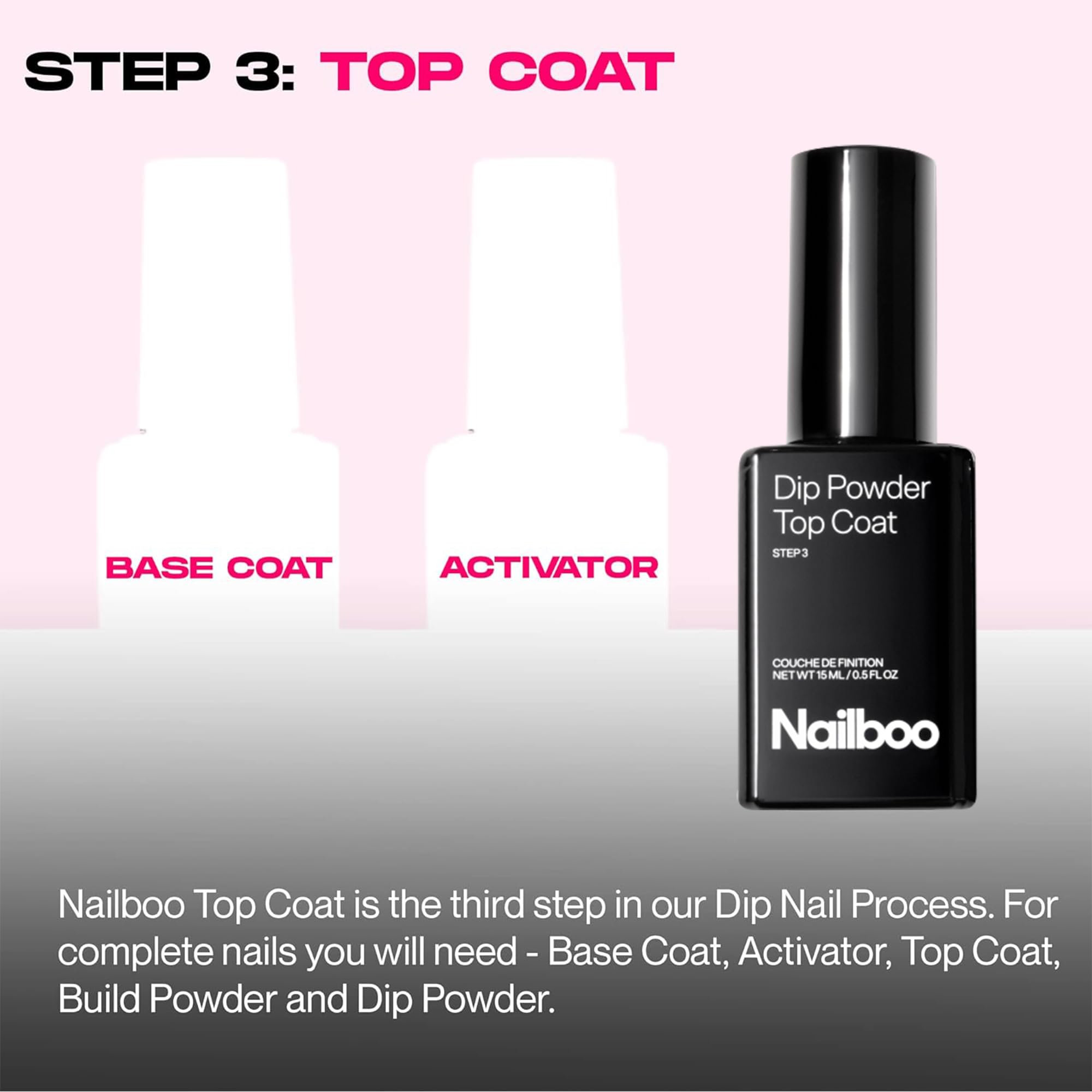 Nailboo Séchage rapide : sans outils spéciaux, résultat en minutes.