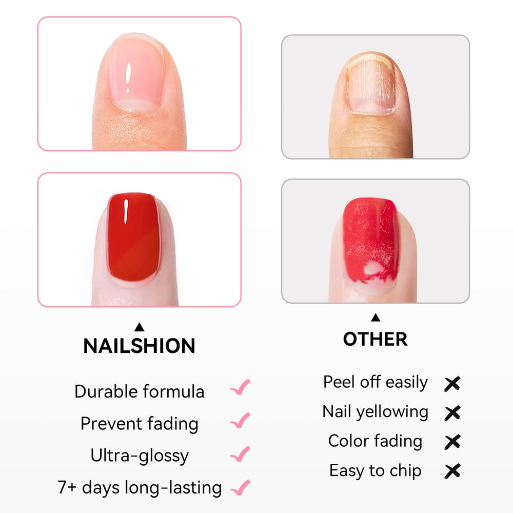 Nailshion vernis compatible vernis ordinaire facilite votre routine.