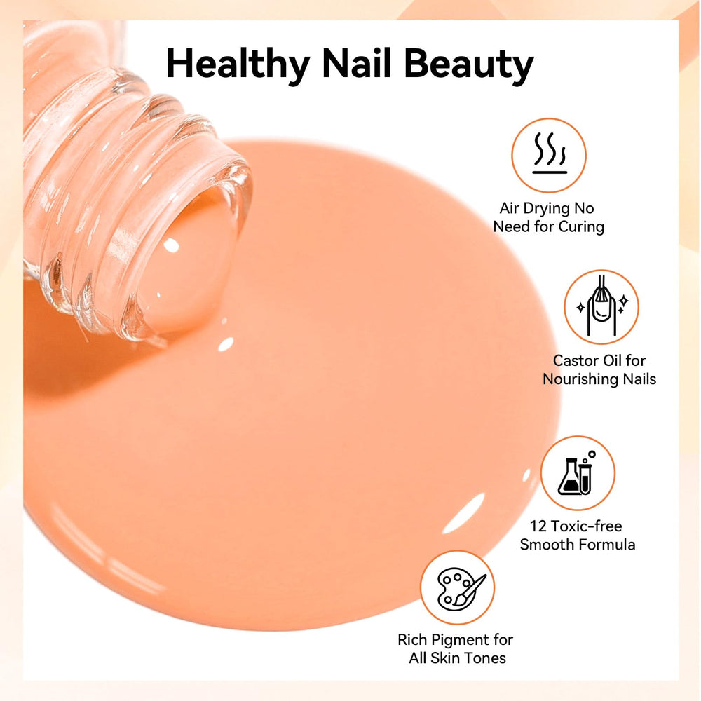Nailshion couche de finition transparente apporte brillance et résistance.
