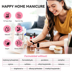 Nailshion formule végane sans jaunissement pour des ongles sains