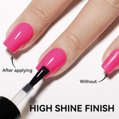 Nailshion pinceau large facilitant l’application lisse