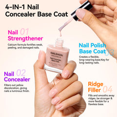 Nailshion remplisseur ridge fini lait lisse les ridges avec fini lait.
